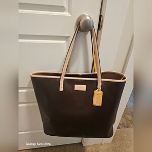 Coach Park Metro Leather Large Brown Tote #24341